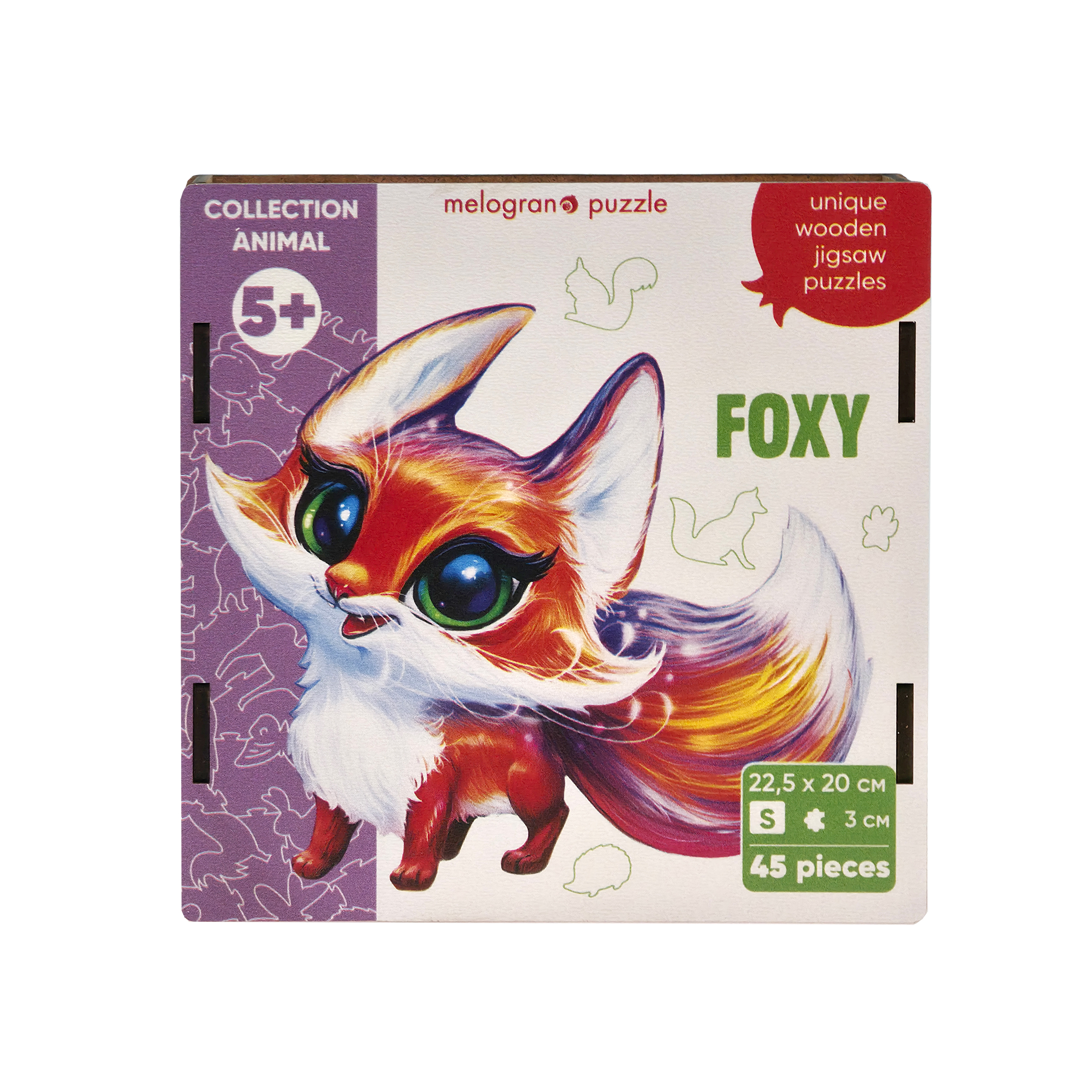 Пазл Melograno puzzle деревянный - фото 1