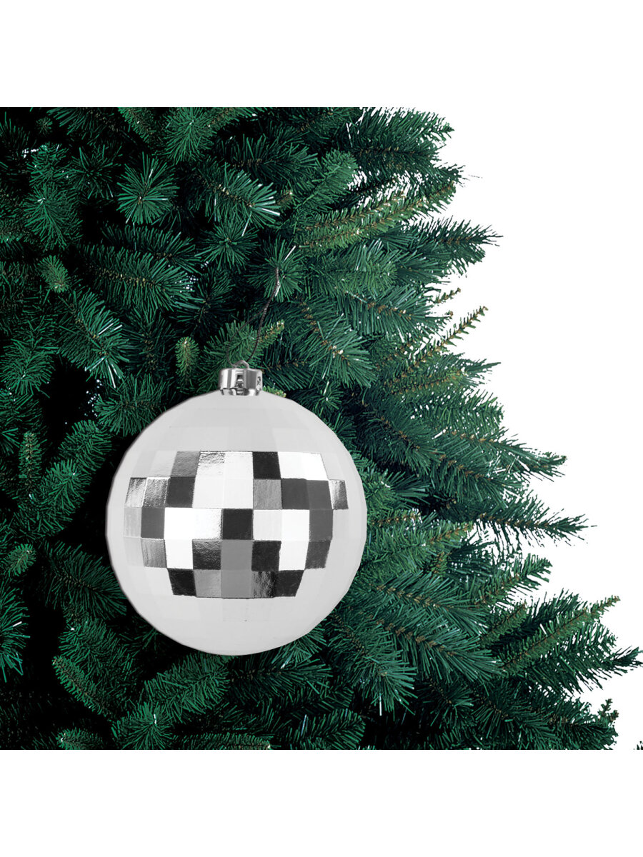 Елочные игрушки Золотая сказка украшение Диско шар 15 см - фото 5