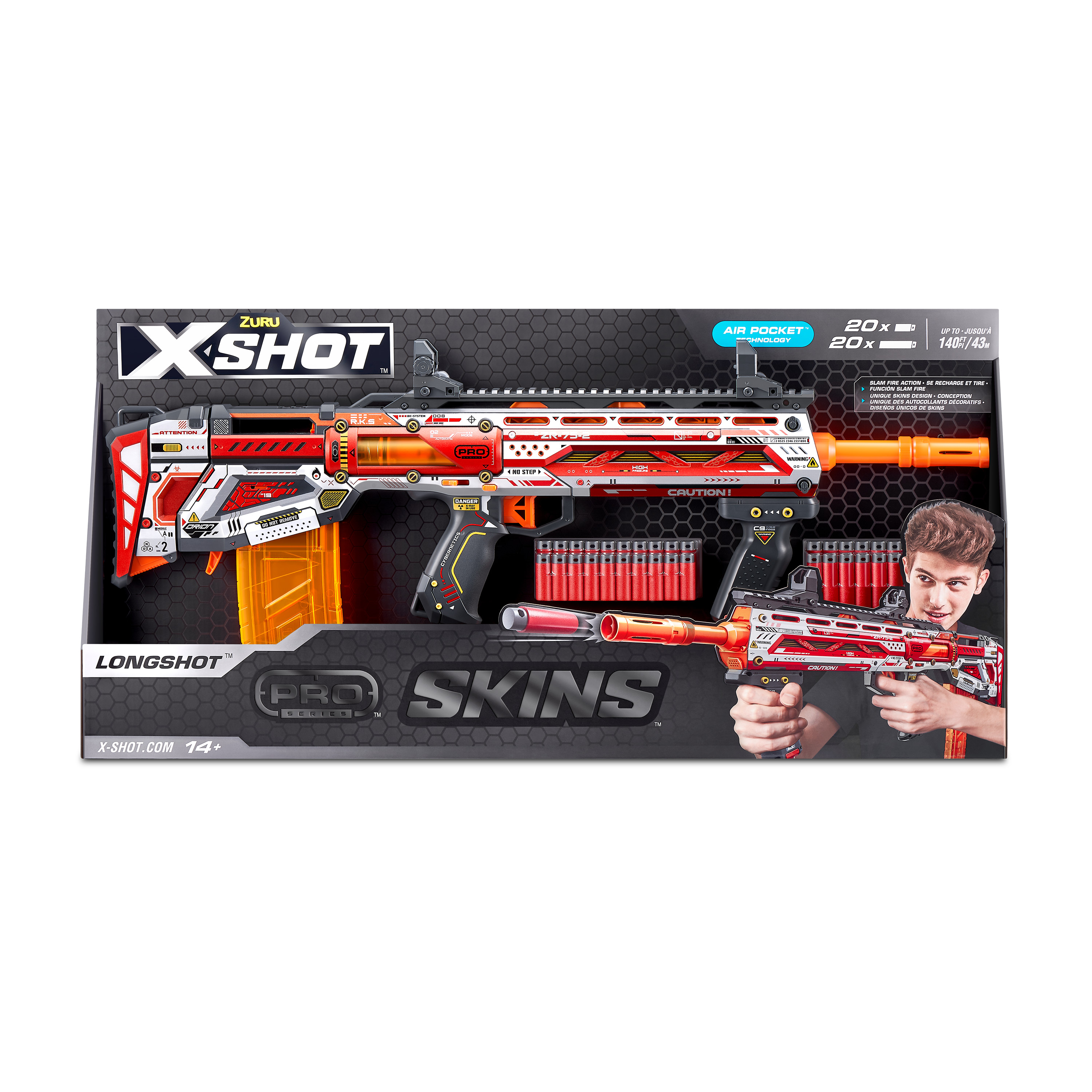 Бластер Zuru XSHOT  Skins Pro Sinister - фото 11