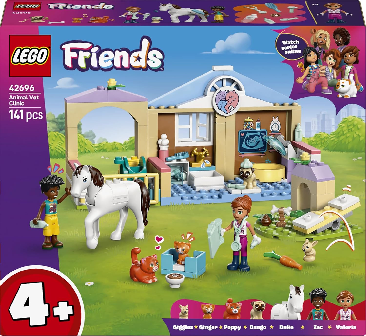 Конструктор LEGO Friends Ветеринарная клиника 141 дет. - фото 4
