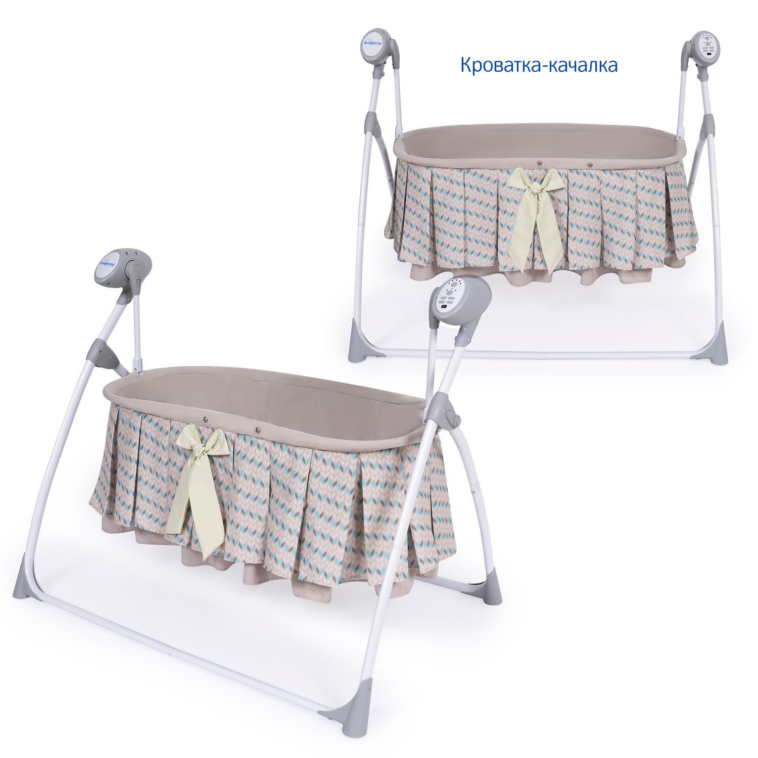 Колыбель SIMPLICITY 3020 Auto серый - фото 7