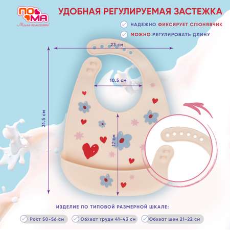 Нагрудник Пома силикон