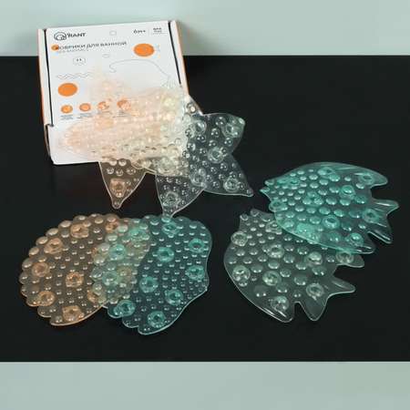 Коврик для ванной Rant Sea animals powder