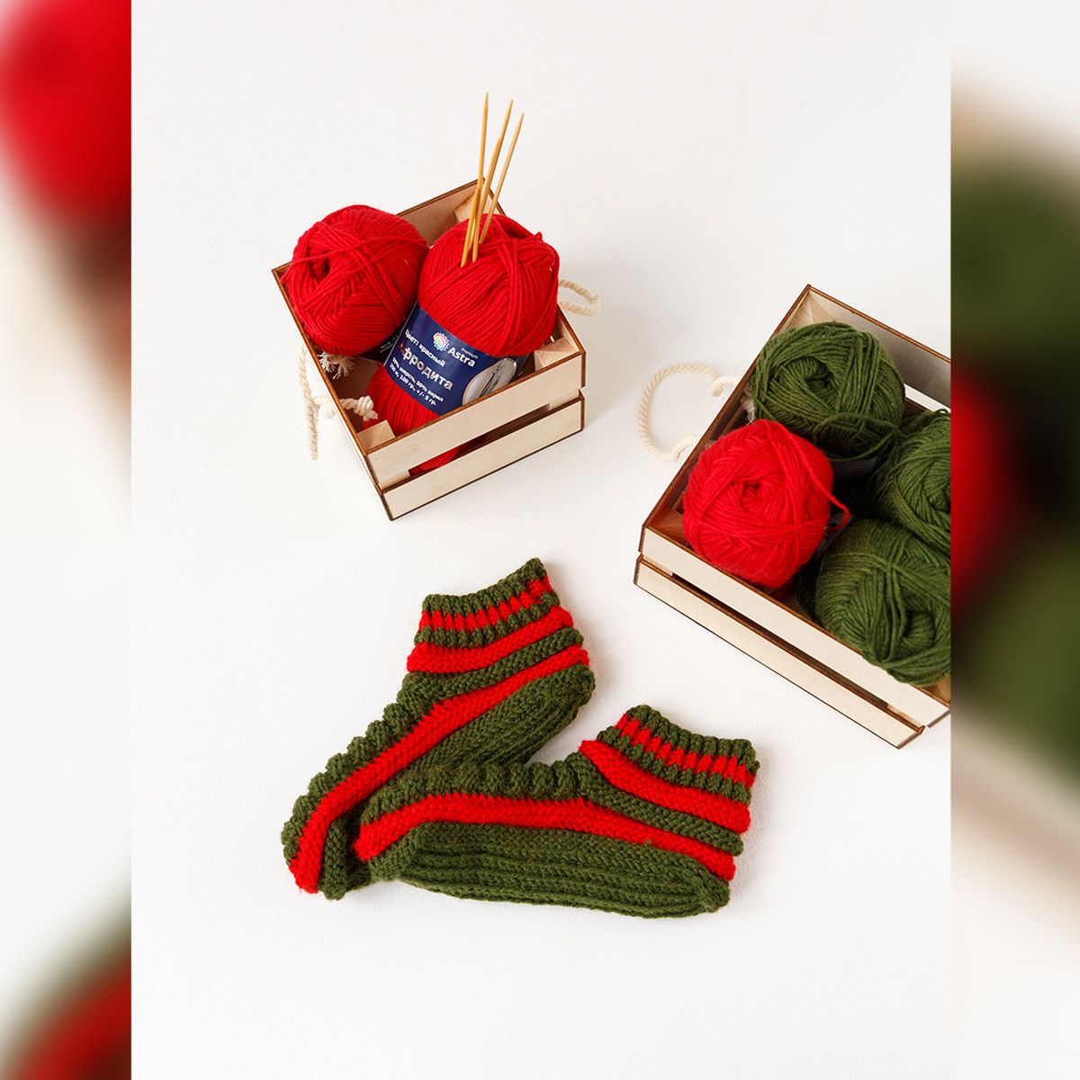 Пряжа Astra Premium Афродита полушерстяная 100 г 250 м 01 18 джинсовый 3 мотка - фото 19