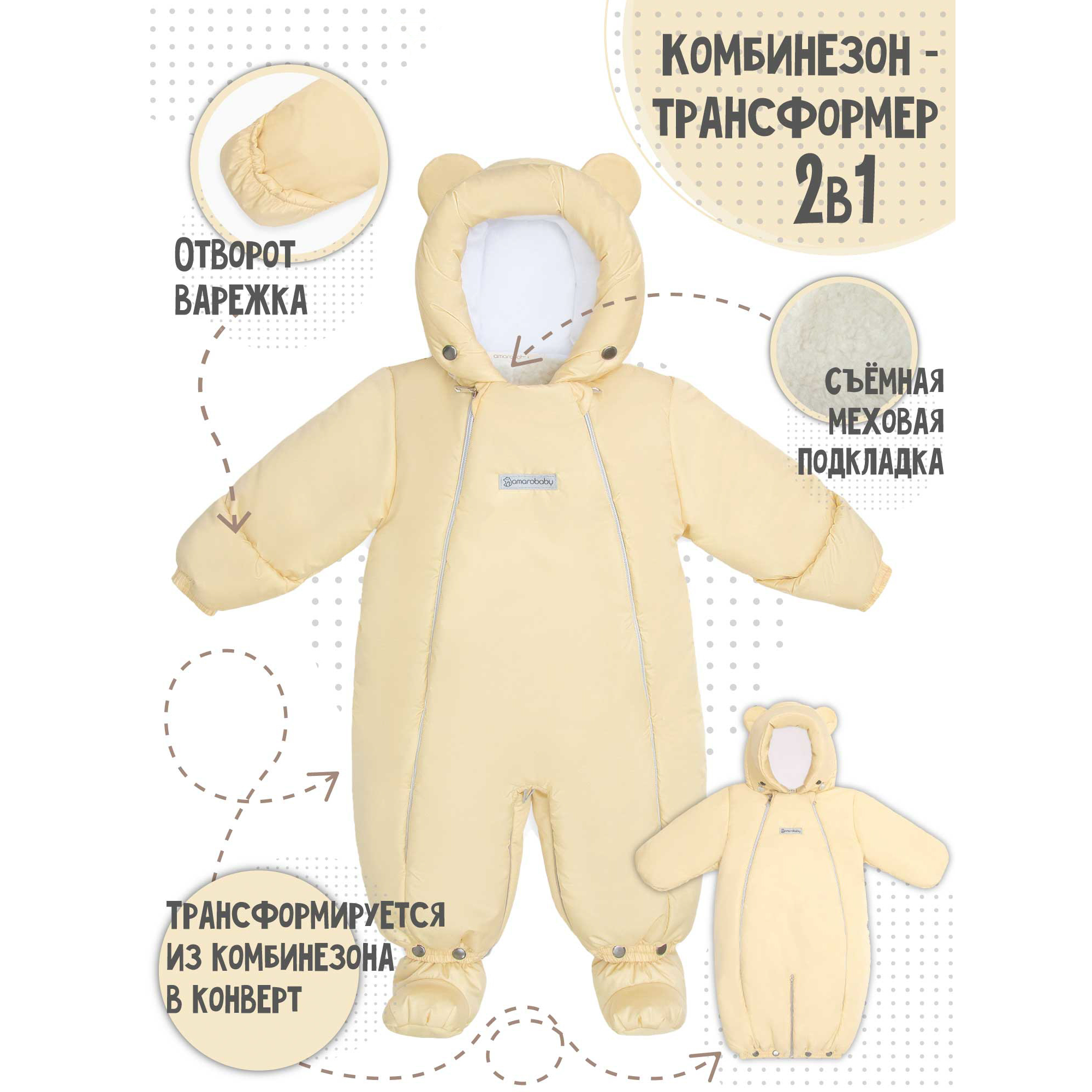 Конверт в коляску Amarobaby Travel - фото 9