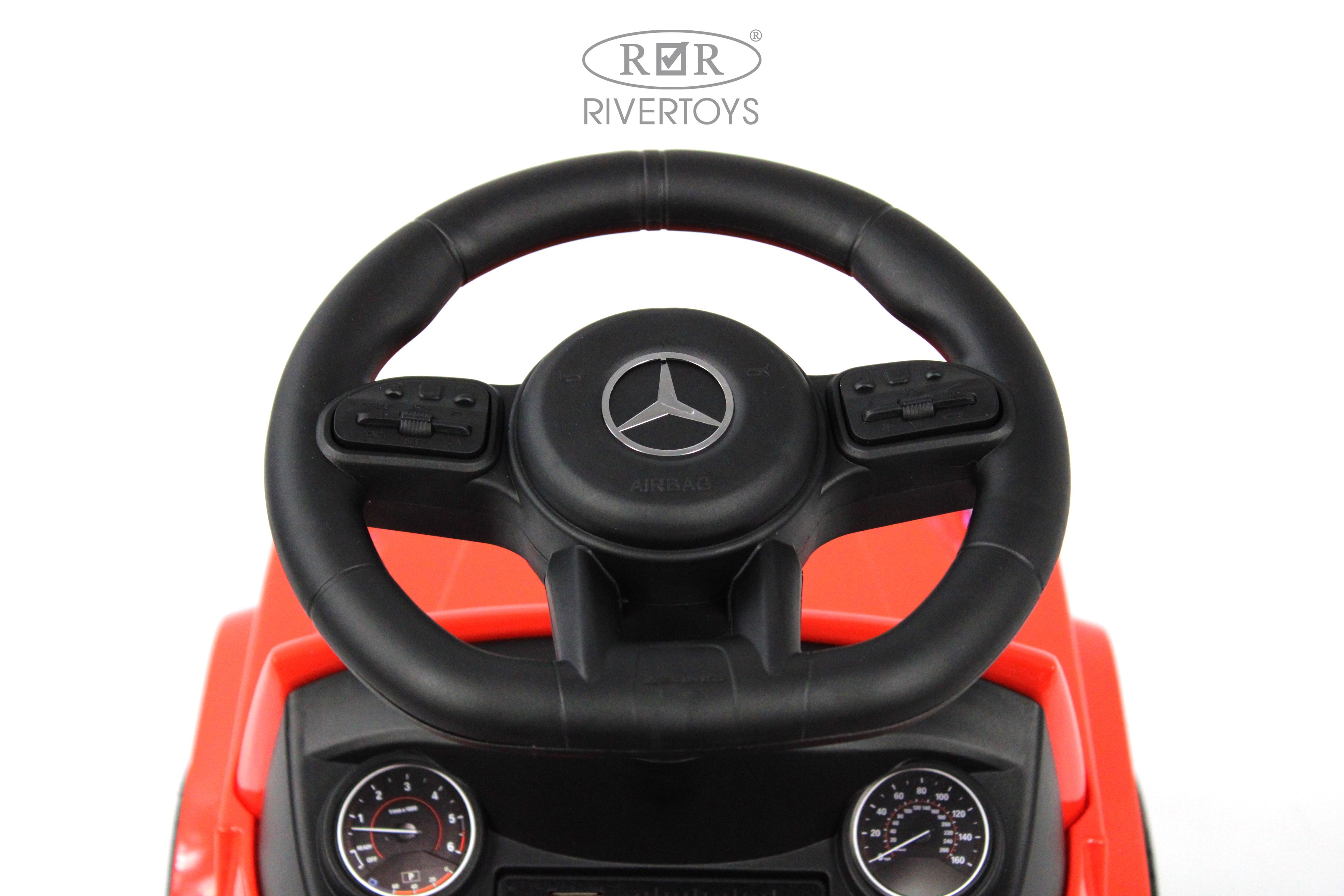 Каталка RIVERTOYS Mercedes-Benz G63 Red Diamond красный - фото 16
