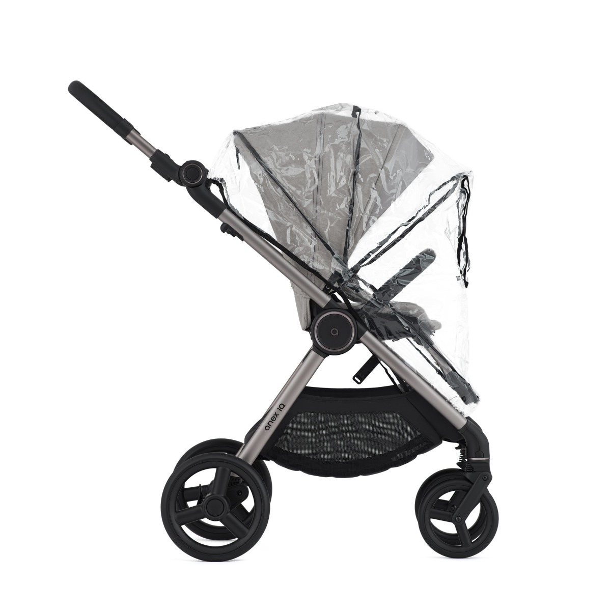 Коляска 2в1 Anex IQ Premium 2025, Silvé серый - фото 15