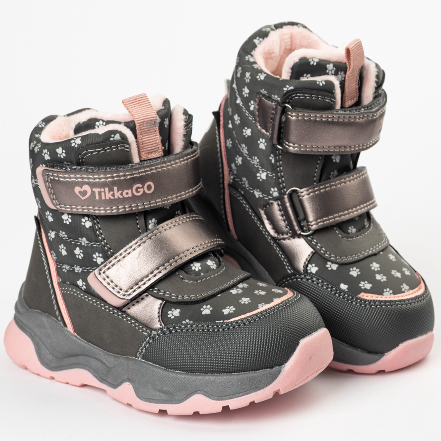 Дутики TikkaGo 6Y15_31012_grey-pink - фото 1