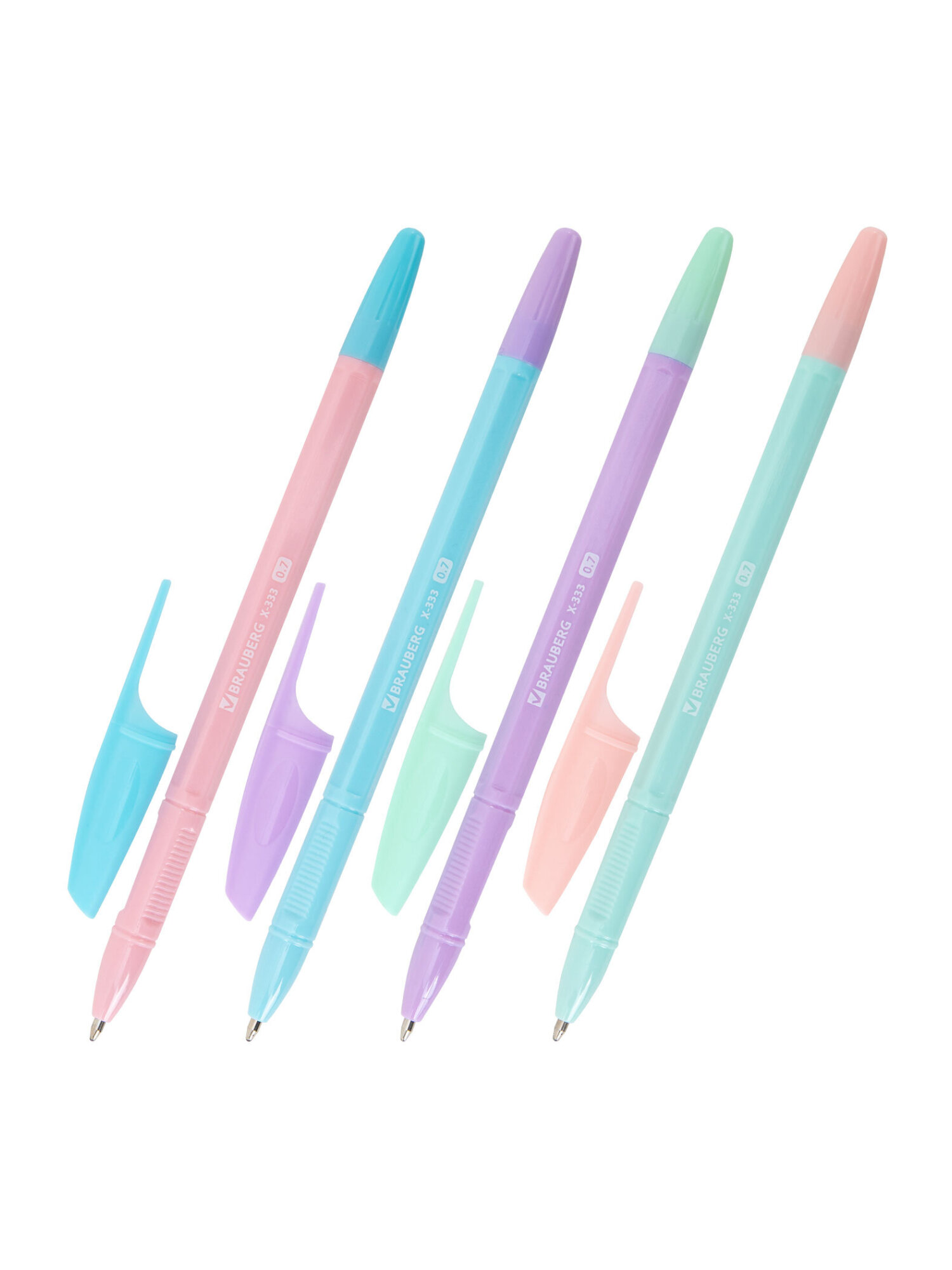 Ручка шариковая Brauberg 8 шт. - фото 3