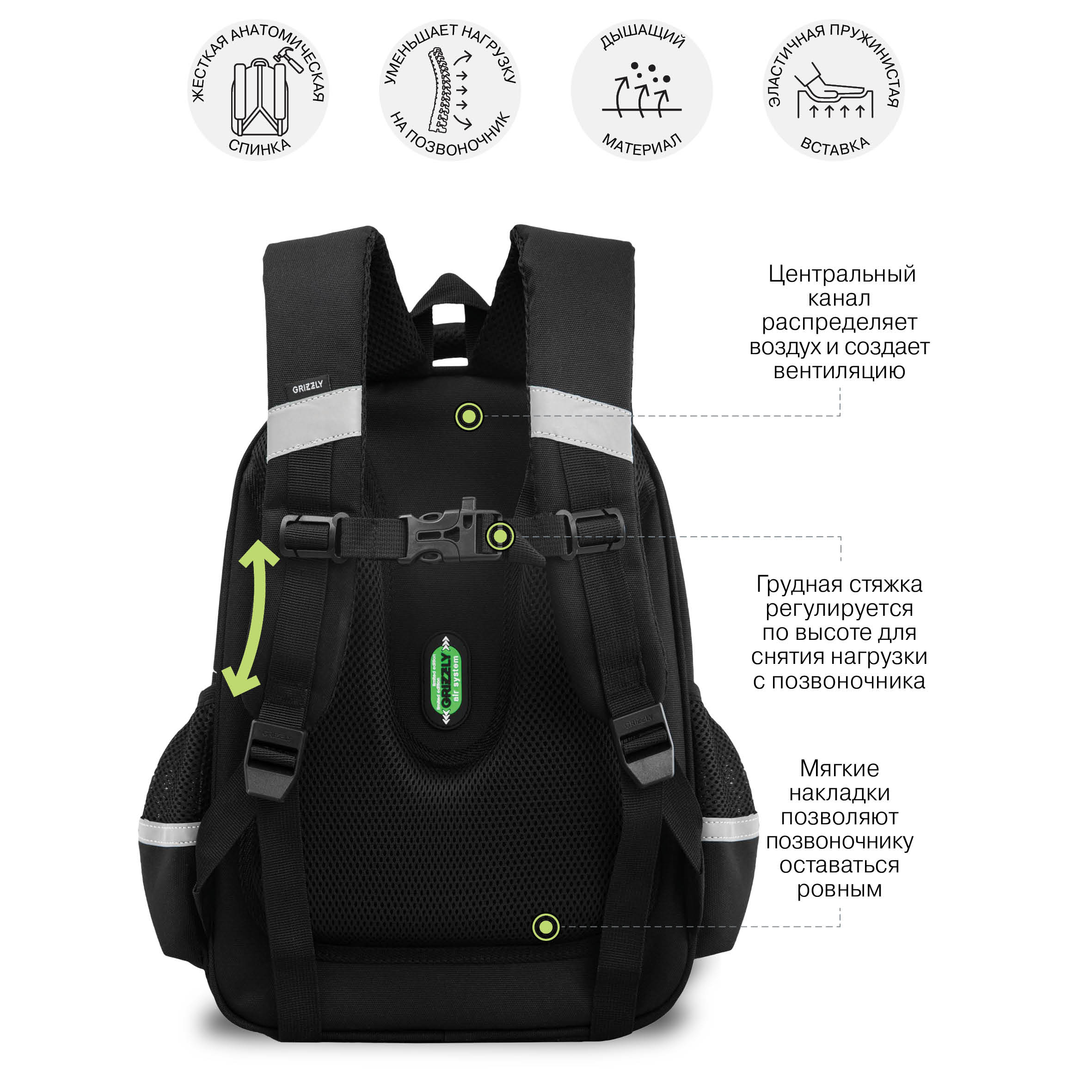 Ранец Grizzly Тирекс - фото 11