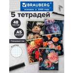 Общая тетрадь Brauberg клетка 48 лист. 5 шт.