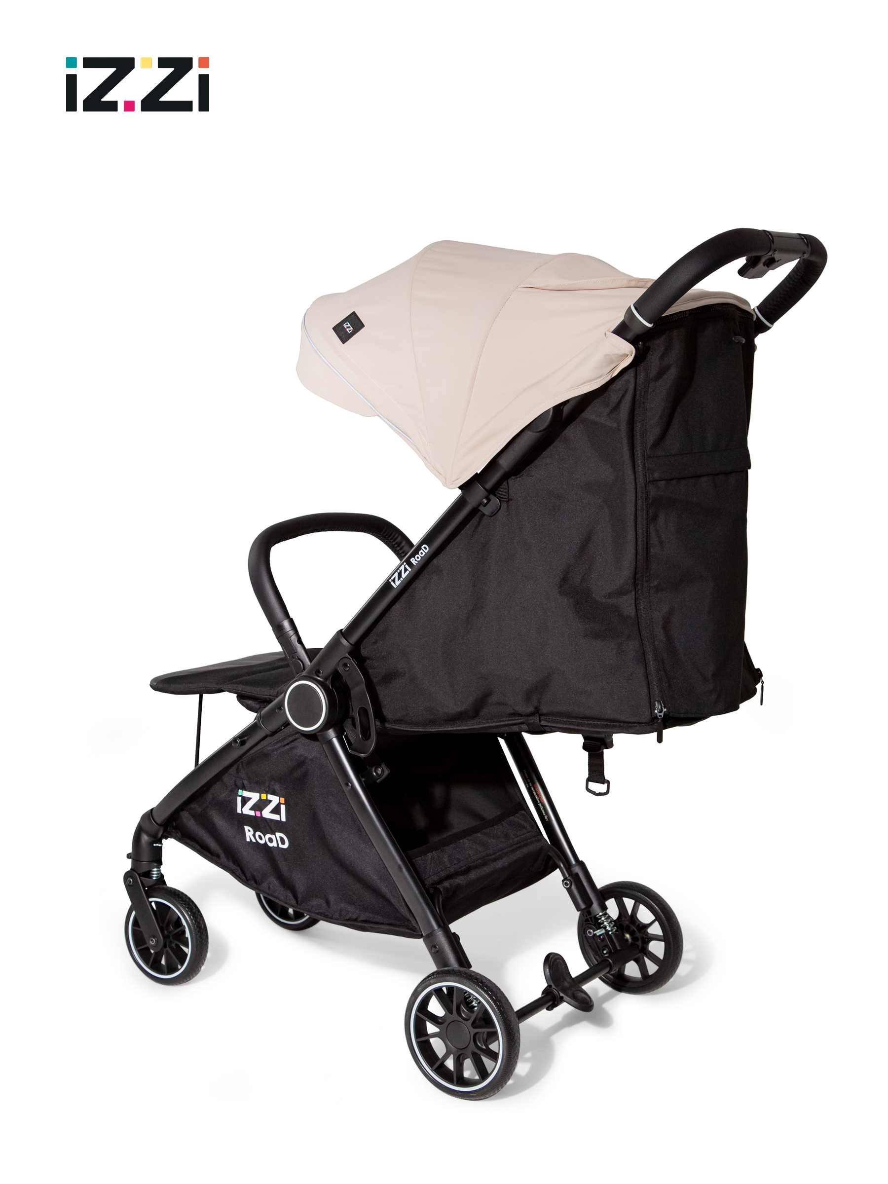 Коляска прогулочная iZZi для путешествий бежевый - фото 12