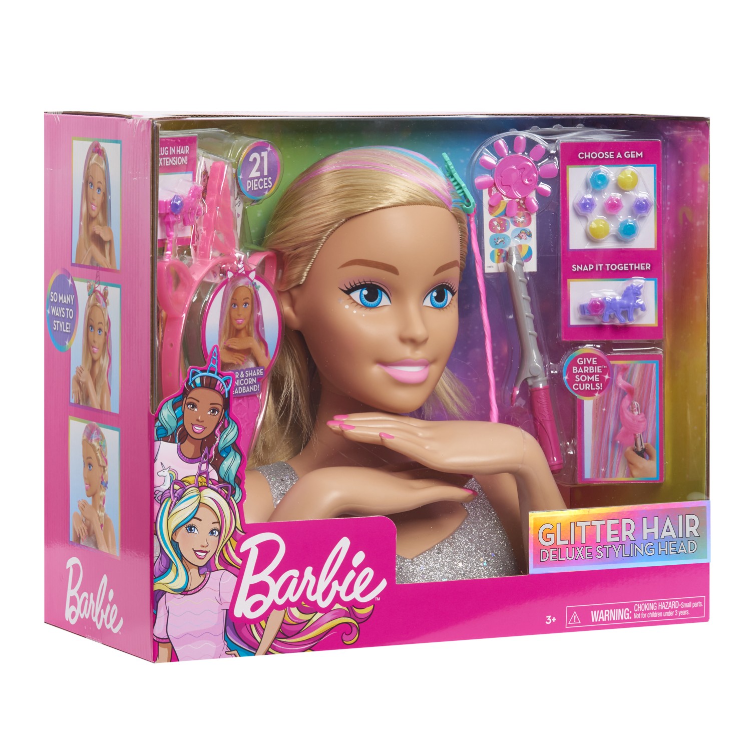 Игрушка Barbie торс для причесок Делюкс Блондинка - фото 3