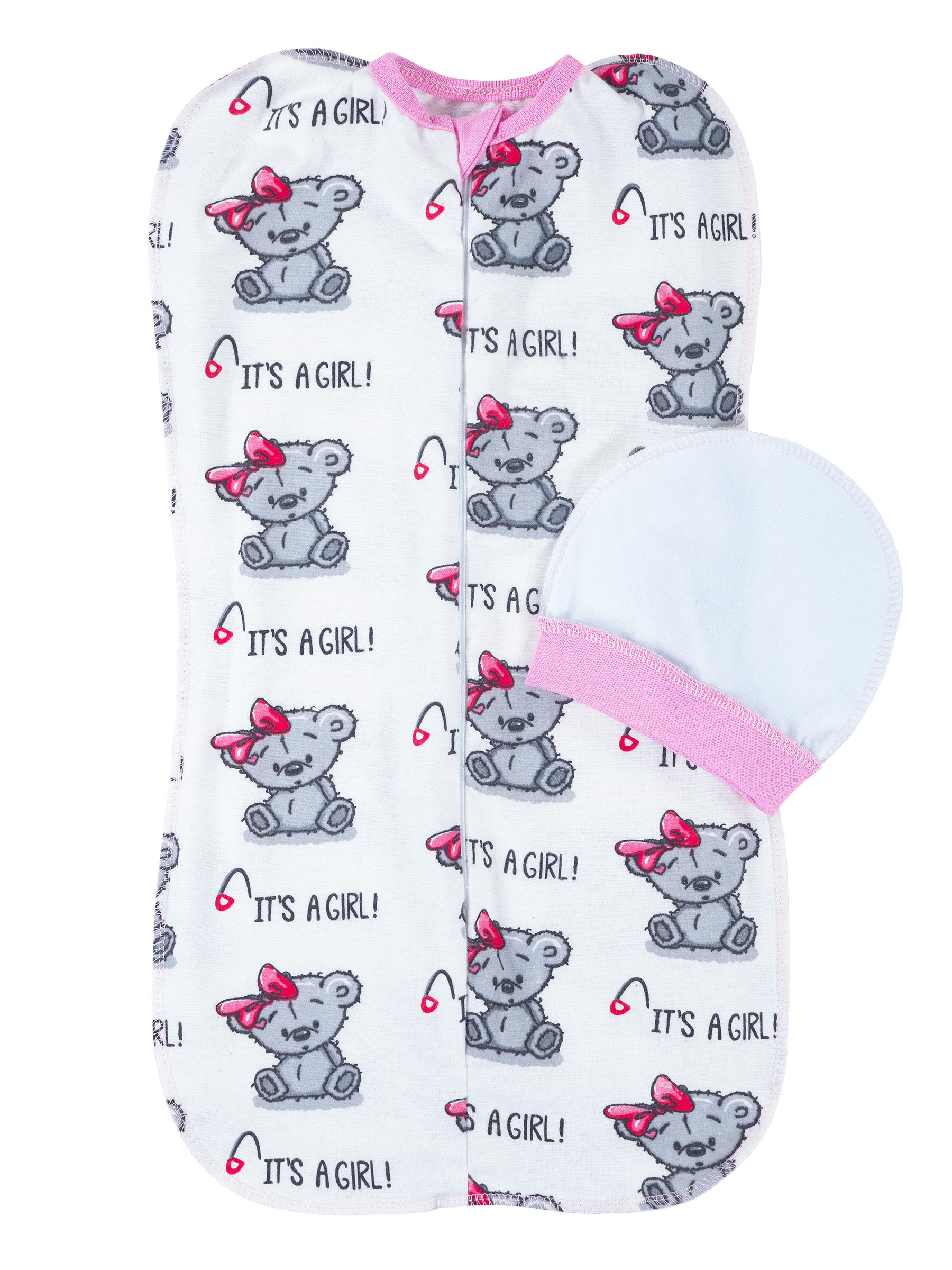 Конверт пеленальный (кокон) FunEcotex белый - фото 1