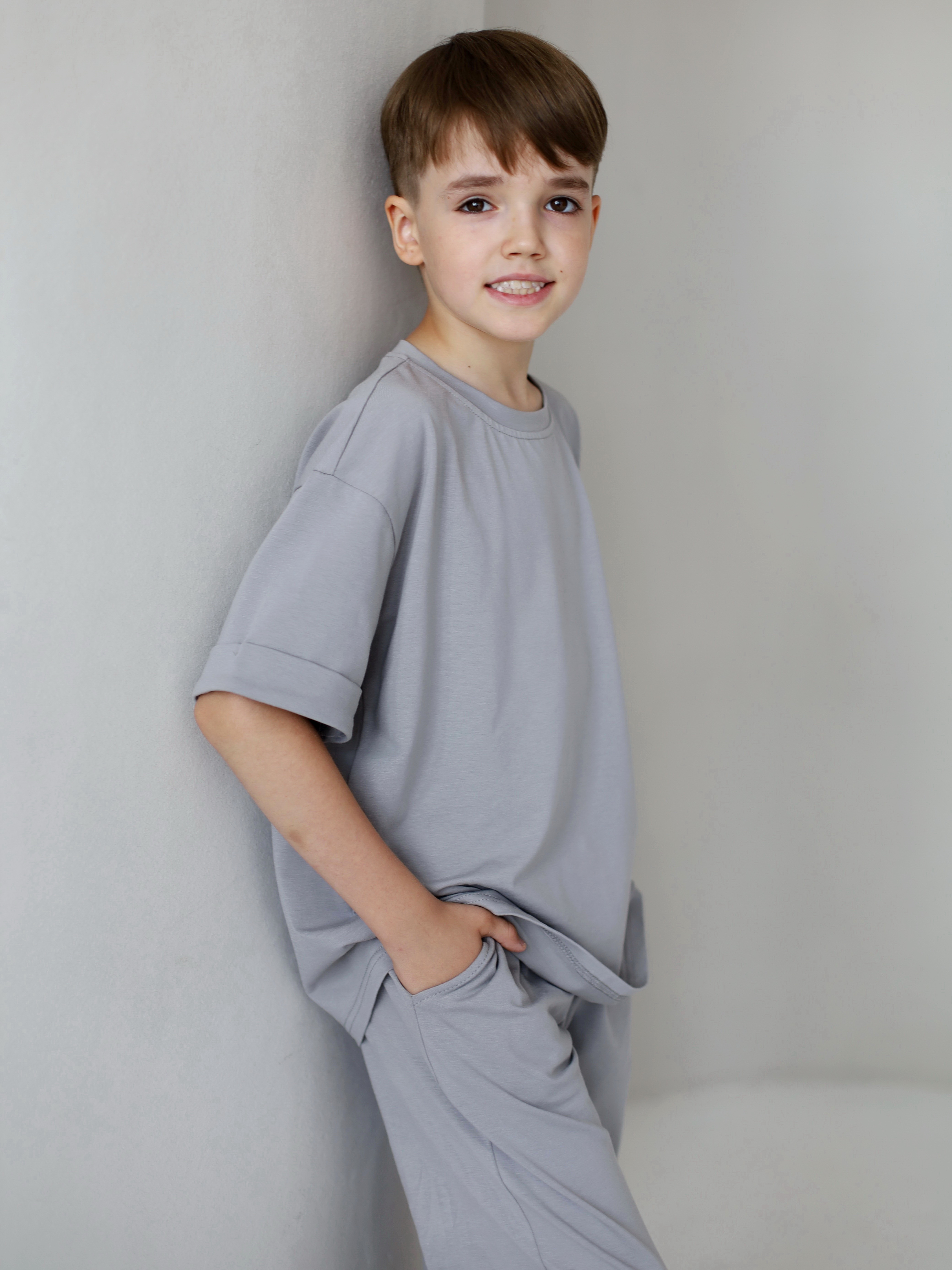 Костюм Агапэ 8017_светло_серый - фото 2