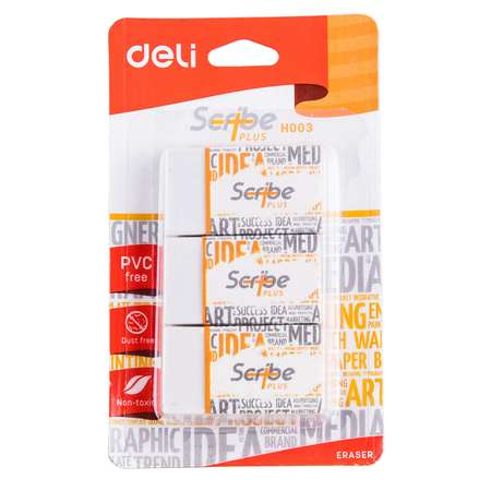 Ластик Deli 3 шт.