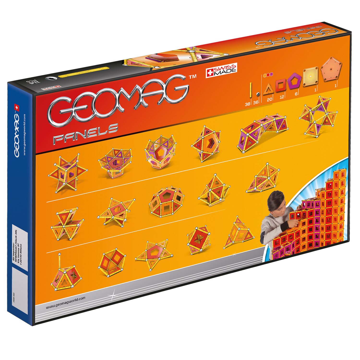 Конструктор Geomag Panels магнитный - фото 12