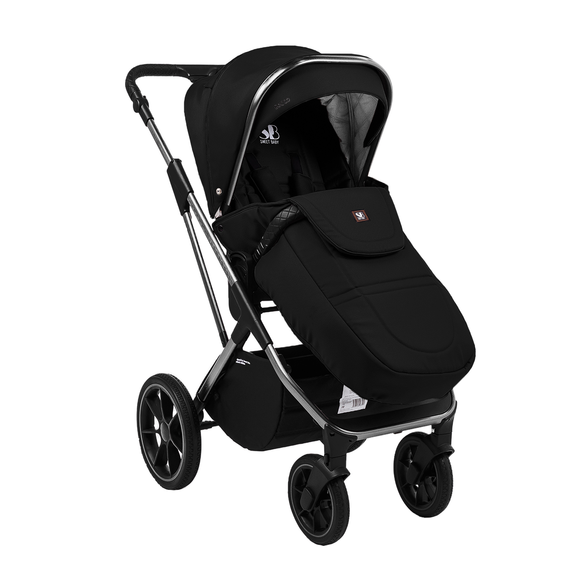 Коляска 2в1 Sweet Baby Rocco Black черный - фото 22