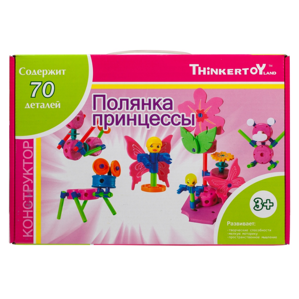 Конструктор Thinkertoy Полянка принцессы 70 дет. - фото 1