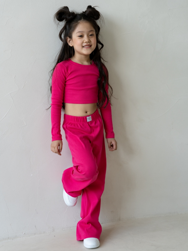 Топ и брюки Crimea Baby Milu/fuchsia - фото 5