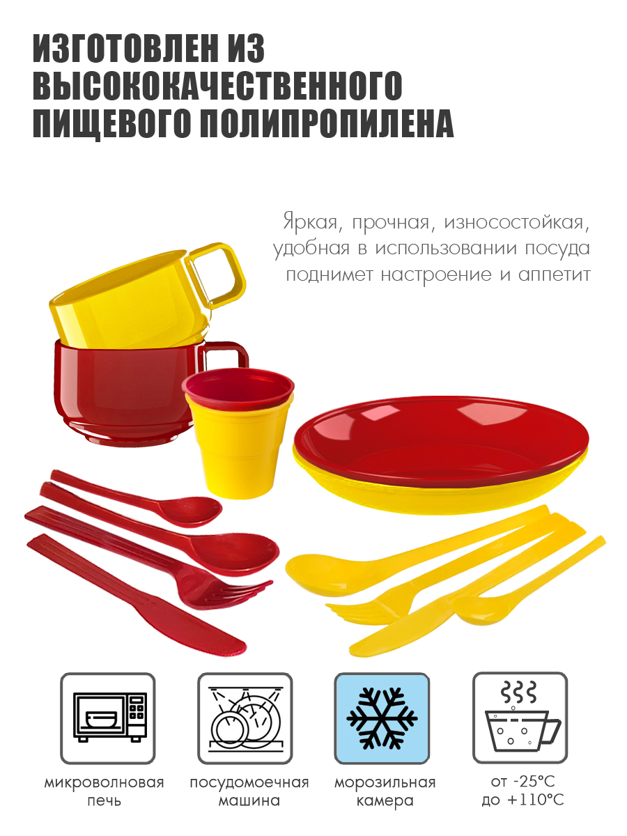 Набор посуды Solaris на 2 персоны - фото 2