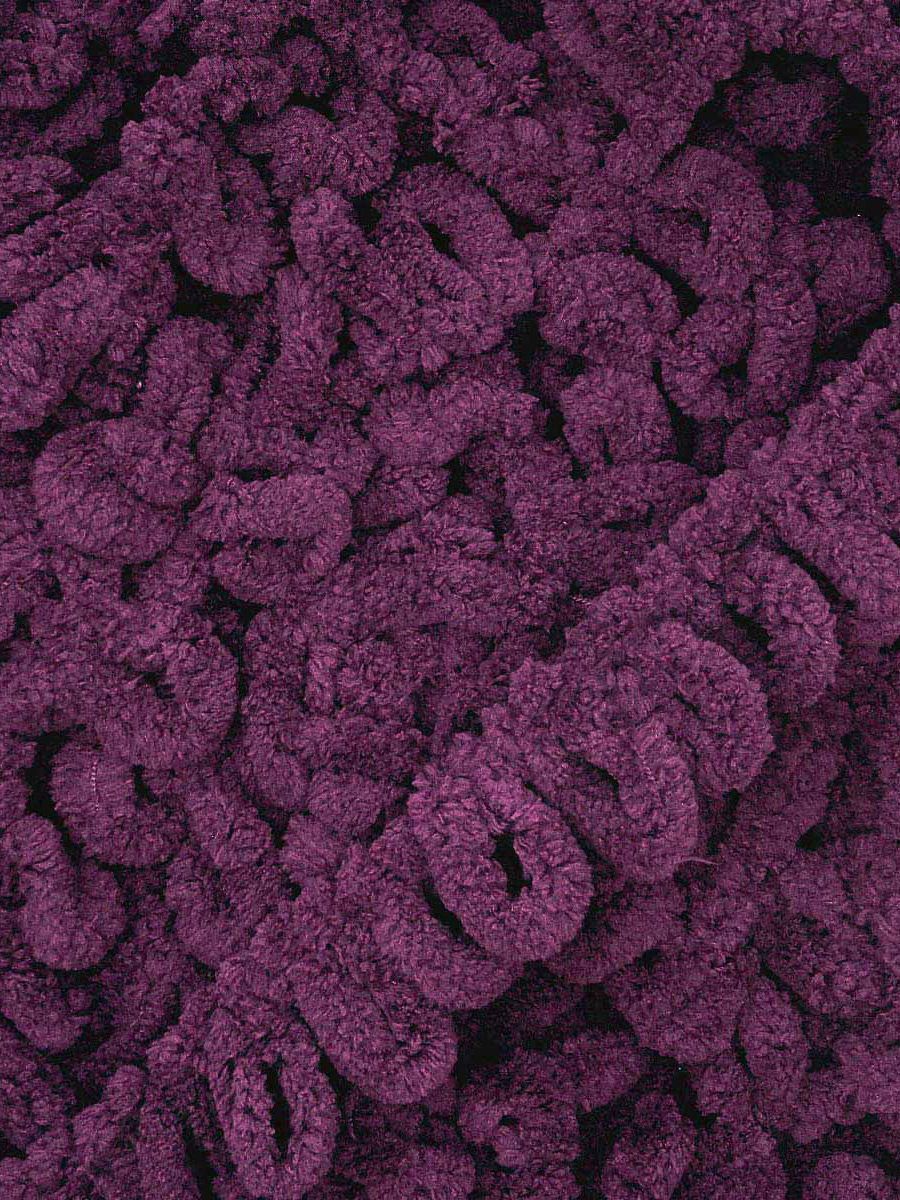 Пряжа для вязания Alize puffy 100 г 9 м микрополиэстер фантазийная плюшевая 111 сливовый 5 мотков - фото 6