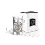 Набор для чая Кольчугинский мельхиор Зимние виды спорта Конькобежный спорт никелированный