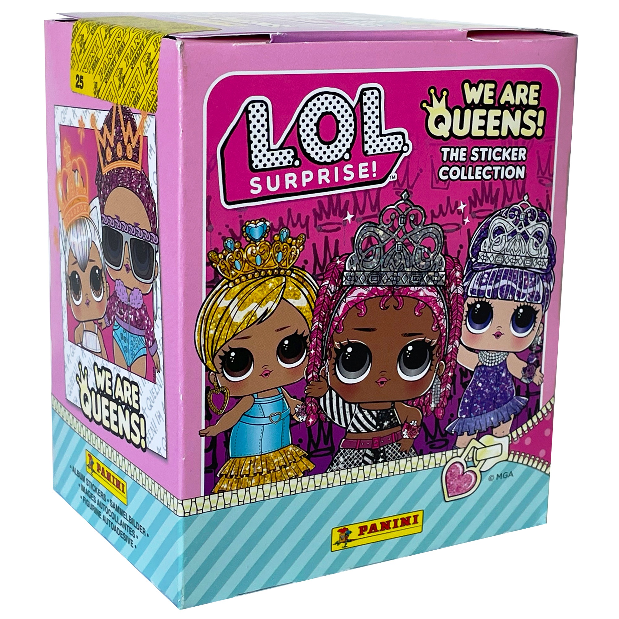 Бокс с наклейками Panini LOL WE RE ALL QUEENS Мы все королевы 50 пакетиков в наборе - фото 1