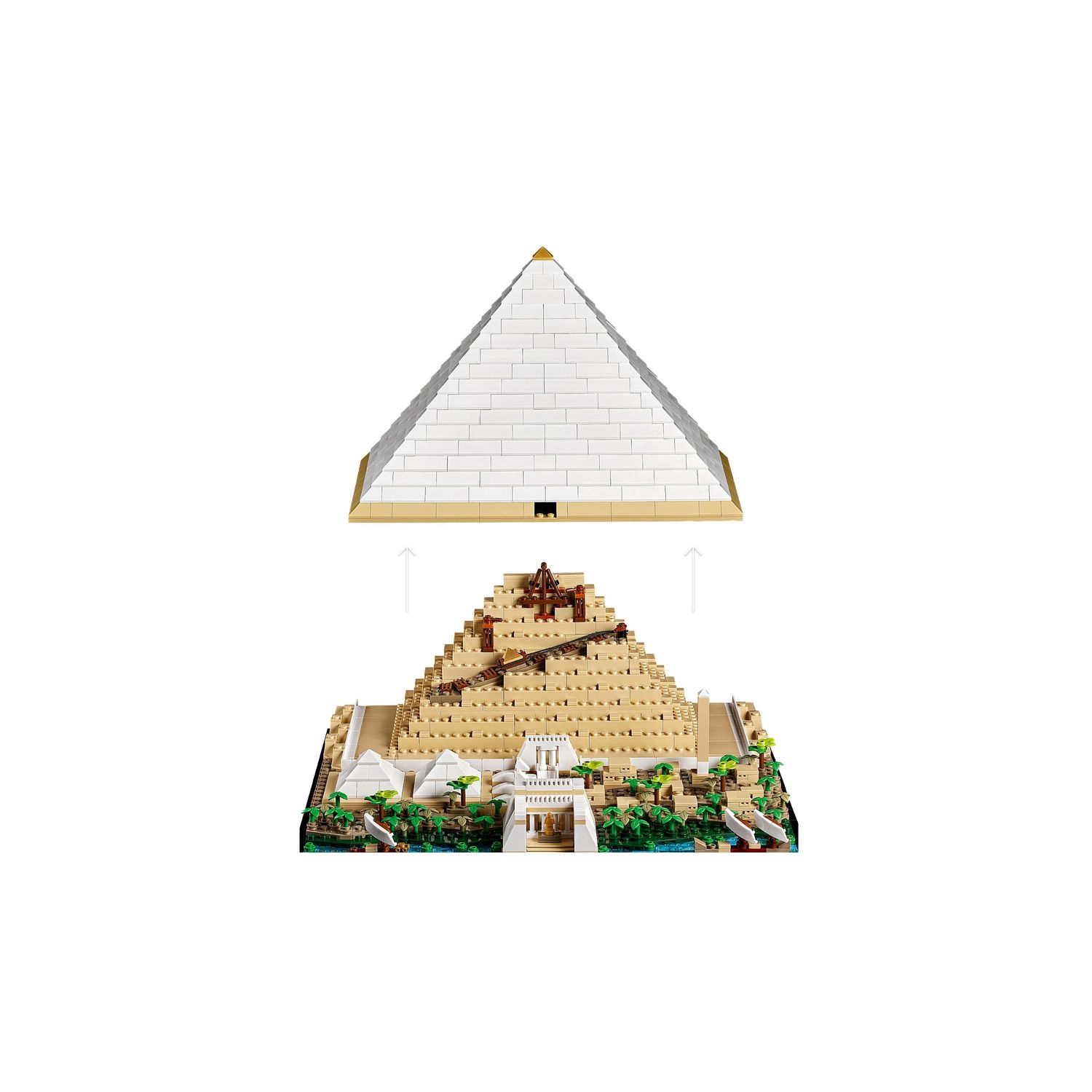 Конструктор LEGO Architecture Пирамида Хеопса блочный - фото 8