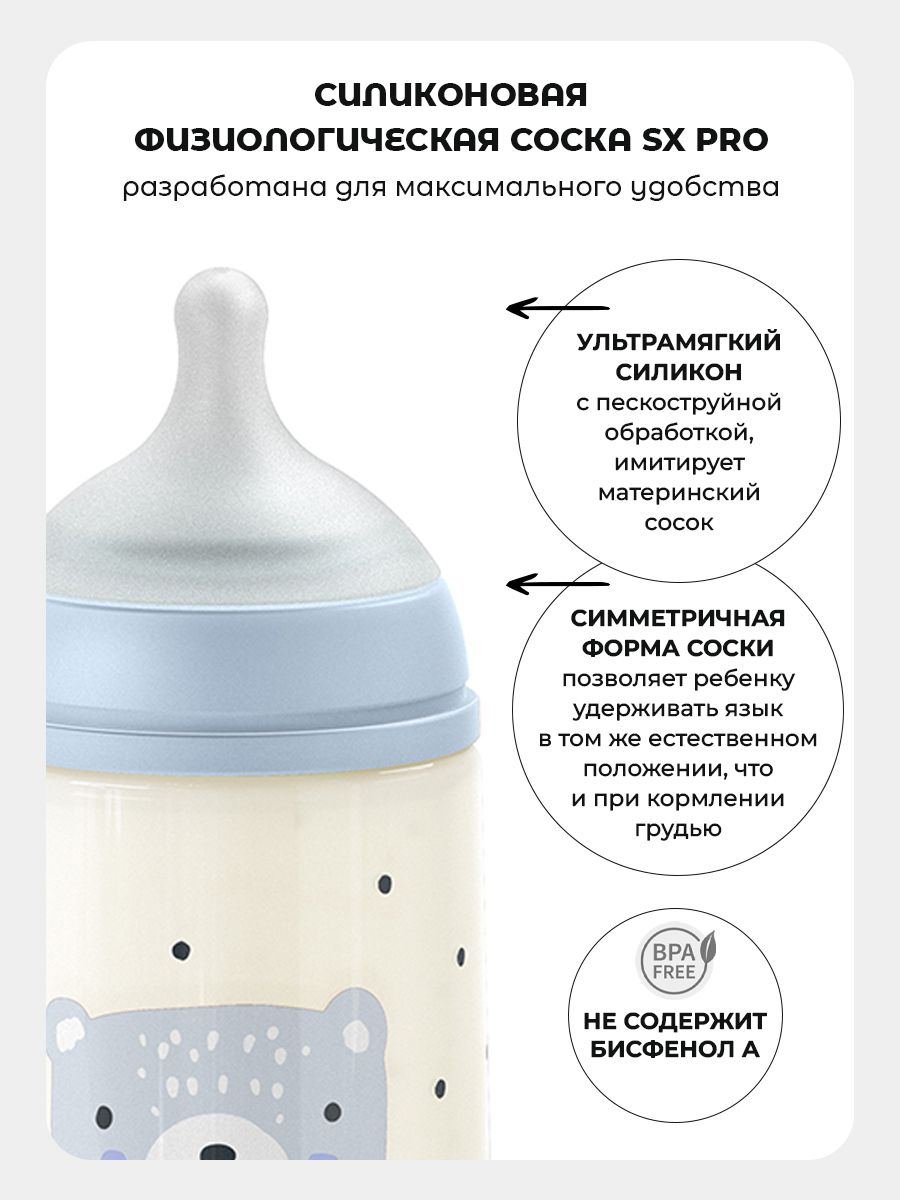 Бутылочка Suavinex 270 мл 1 шт. - фото 3