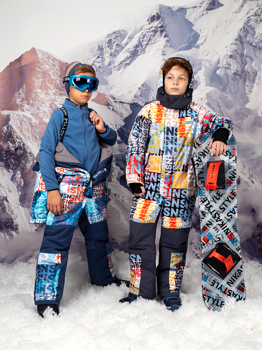 Комбинезон NIKASTYLE 8з2524 горчица/графит - фото 5