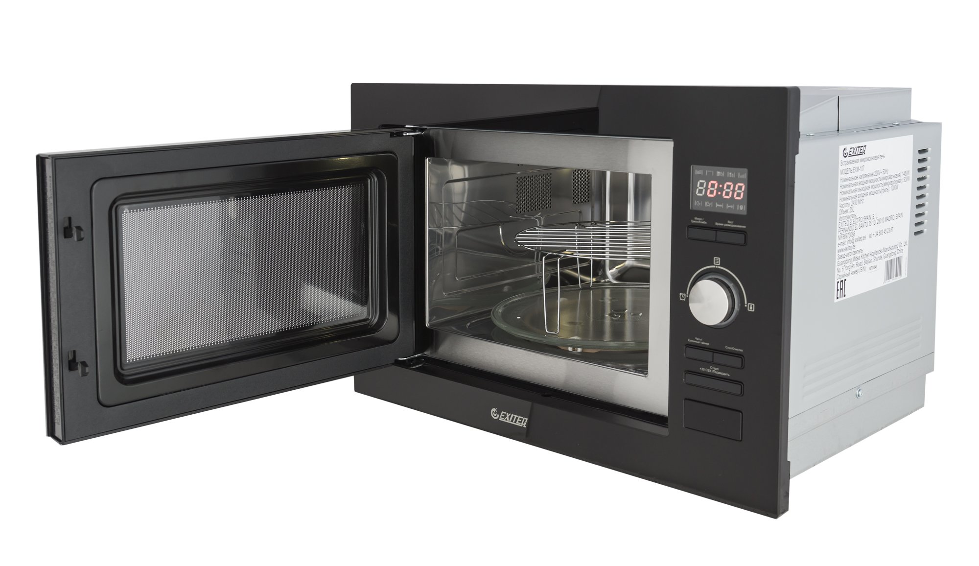 Микроволновая печь встраиваемая EXITEQ EXM-107 - фото 3