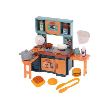 Игрушечная кухня Наша Игрушка с аксессуарами: 15 шт.