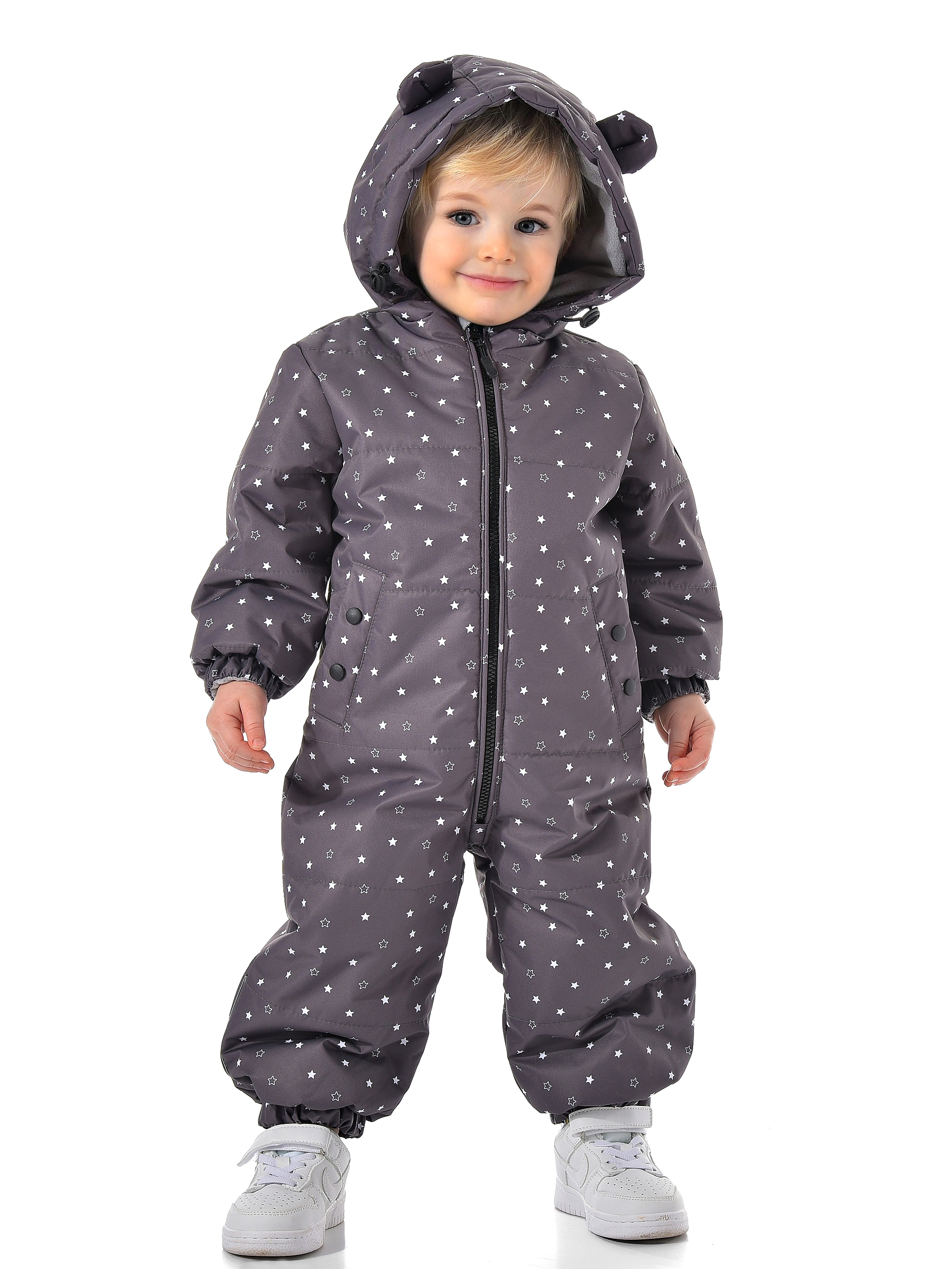 Комбинезон Rusland 924звездопад/т.серый - фото 1