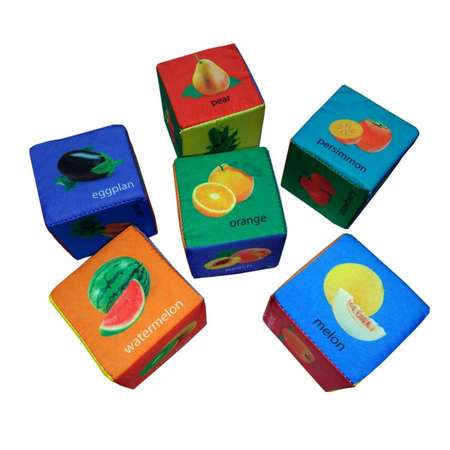 Игрушка Учитель кубики Фрукты овощи и ягоды