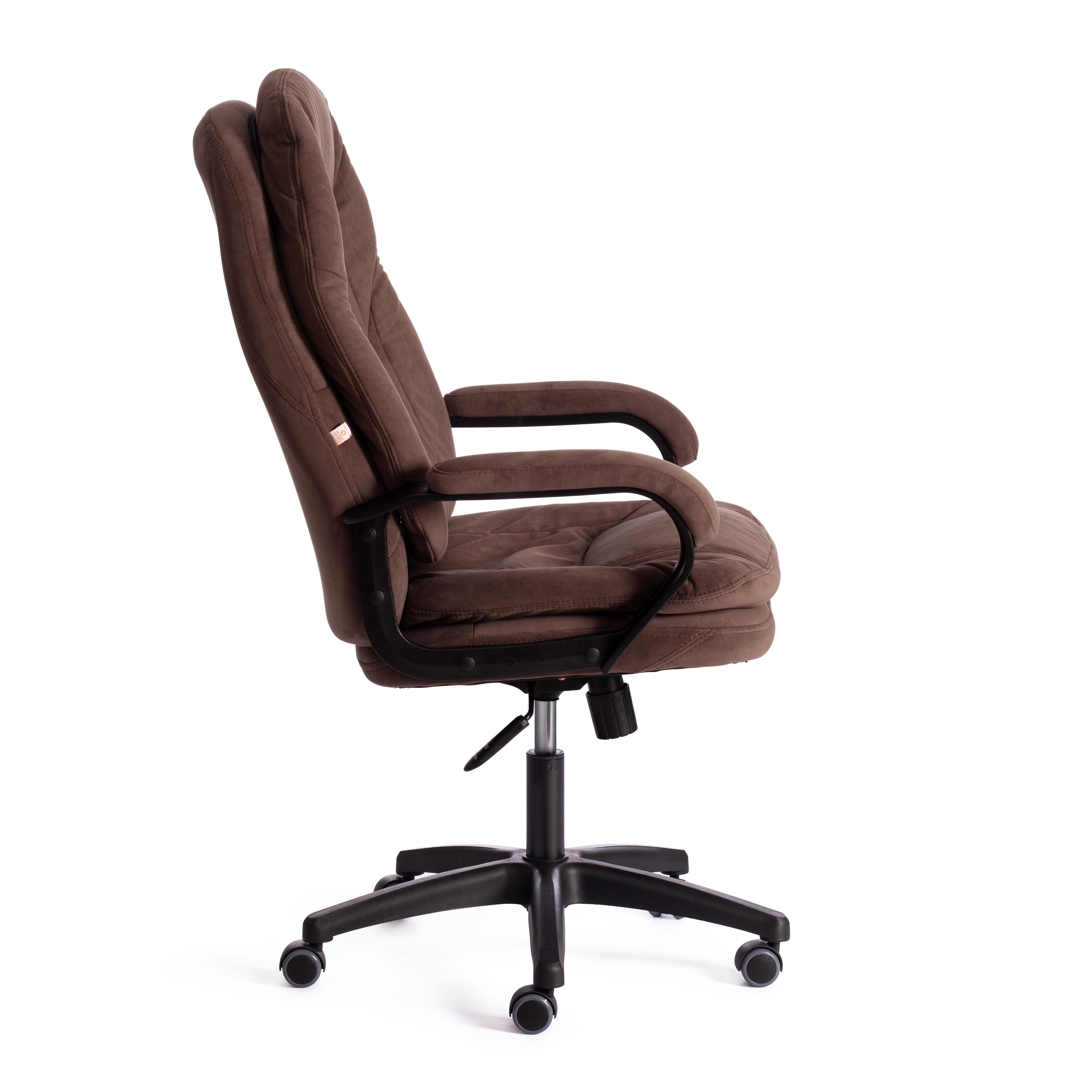 Компьютерное кресло TETCHAIR Комфорт Лт флок коричневый - фото 3