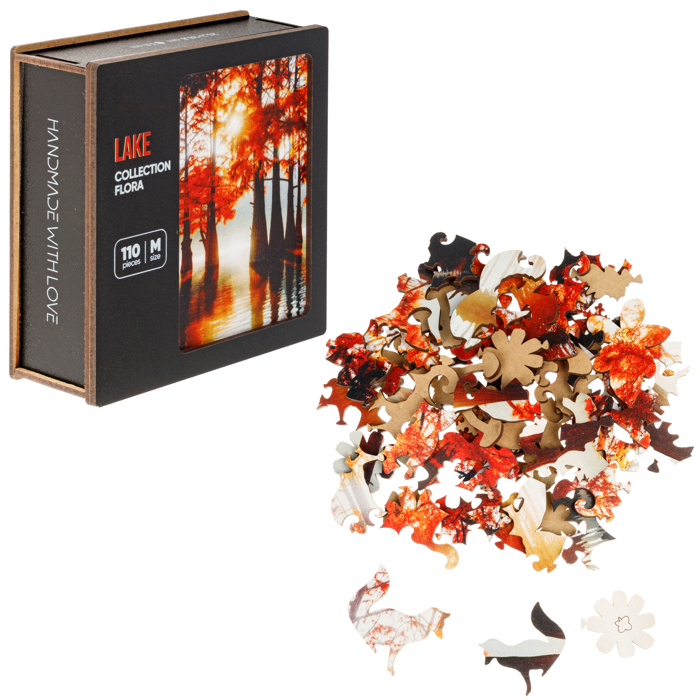 Пазл 1TOY Озеро 100 штук деревянный - фото 1