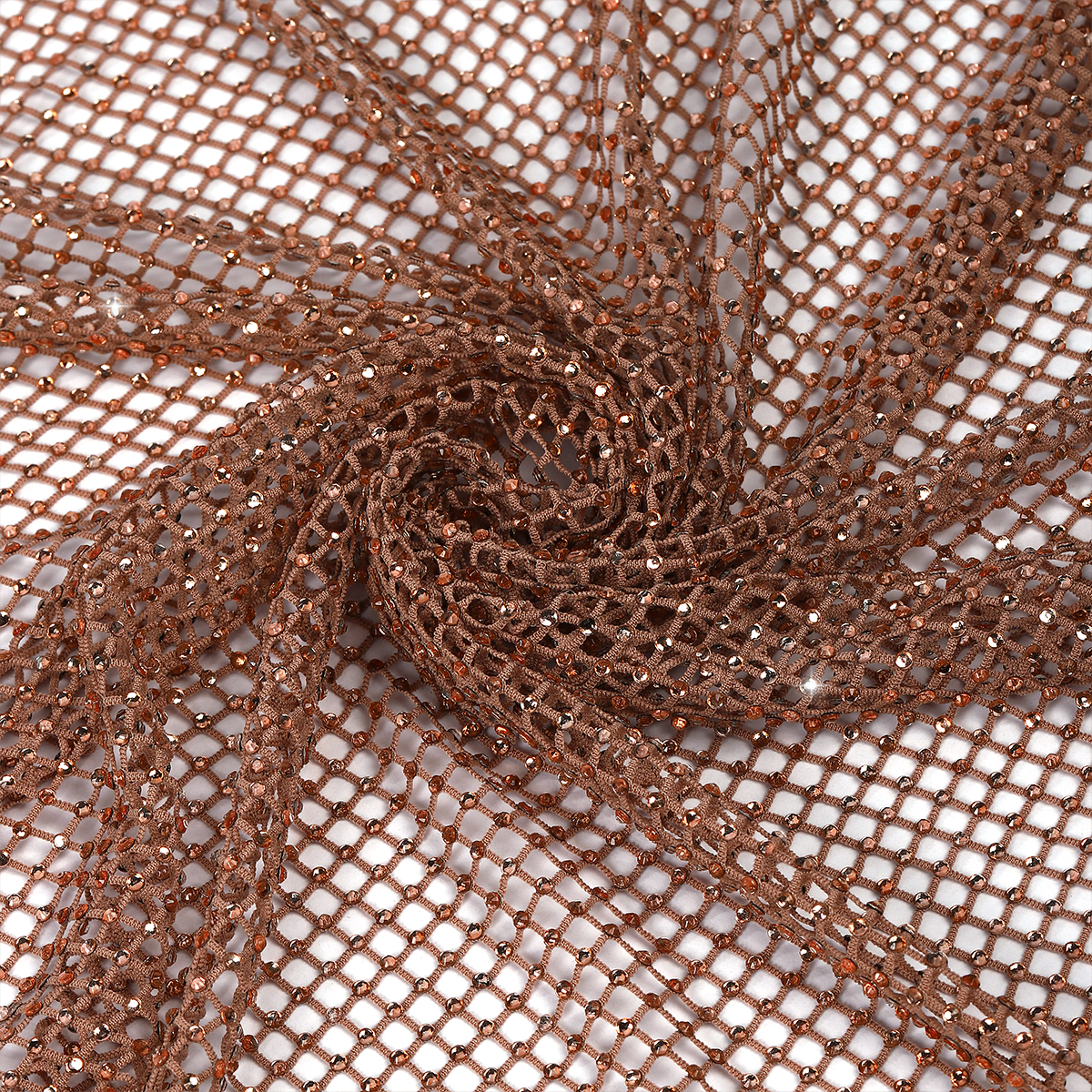 Ткань TBY Сетка со стразами - фото 2
