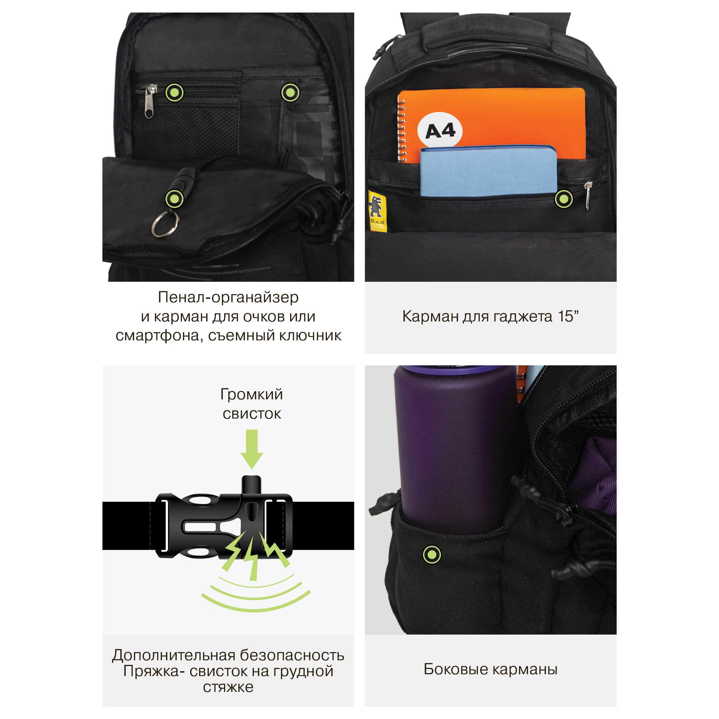 Рюкзак Grizzly для мальчика - фото 13