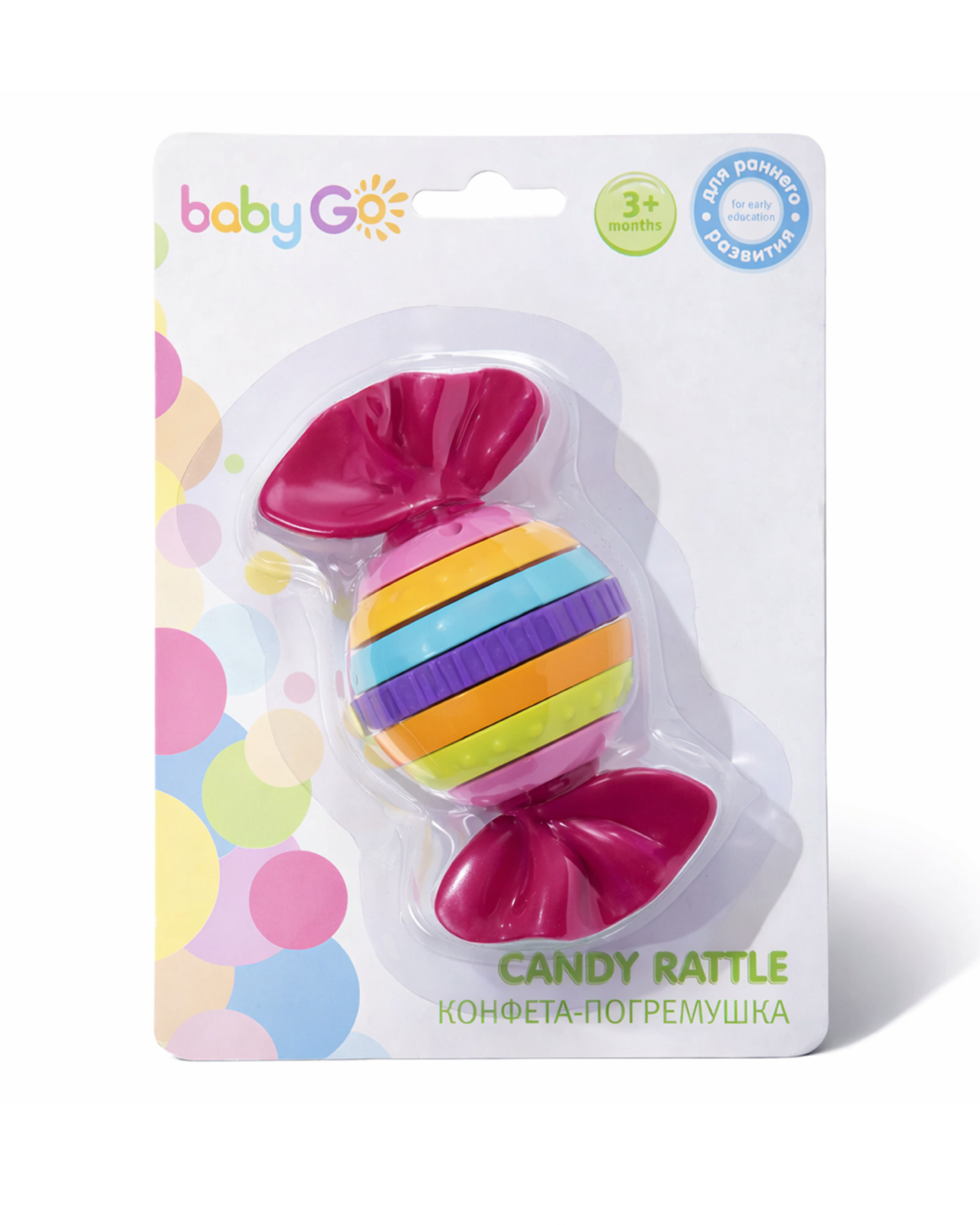 Игрушка BabyGo погремушка Конфета - фото 6