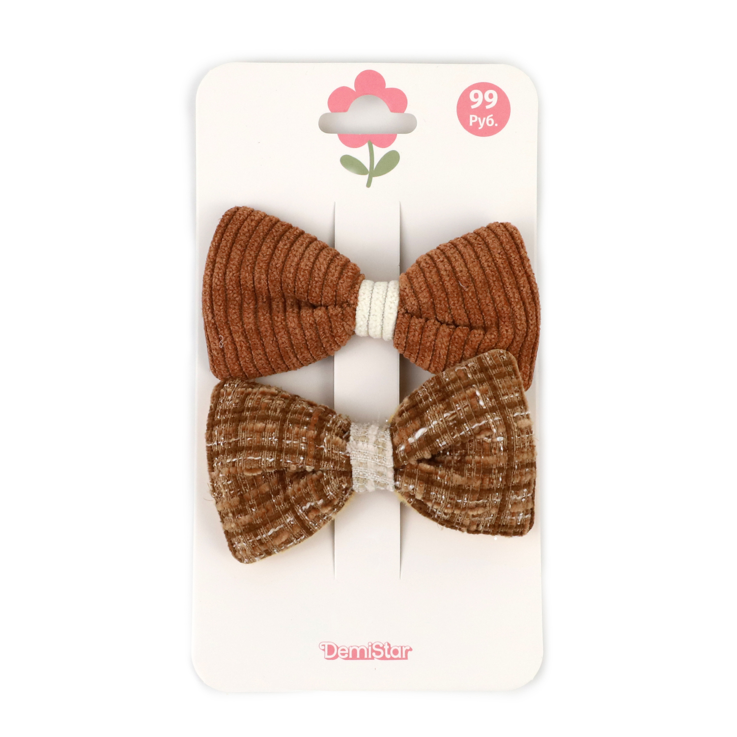 Заколка Demi Star Brown 2 шт. - фото 2