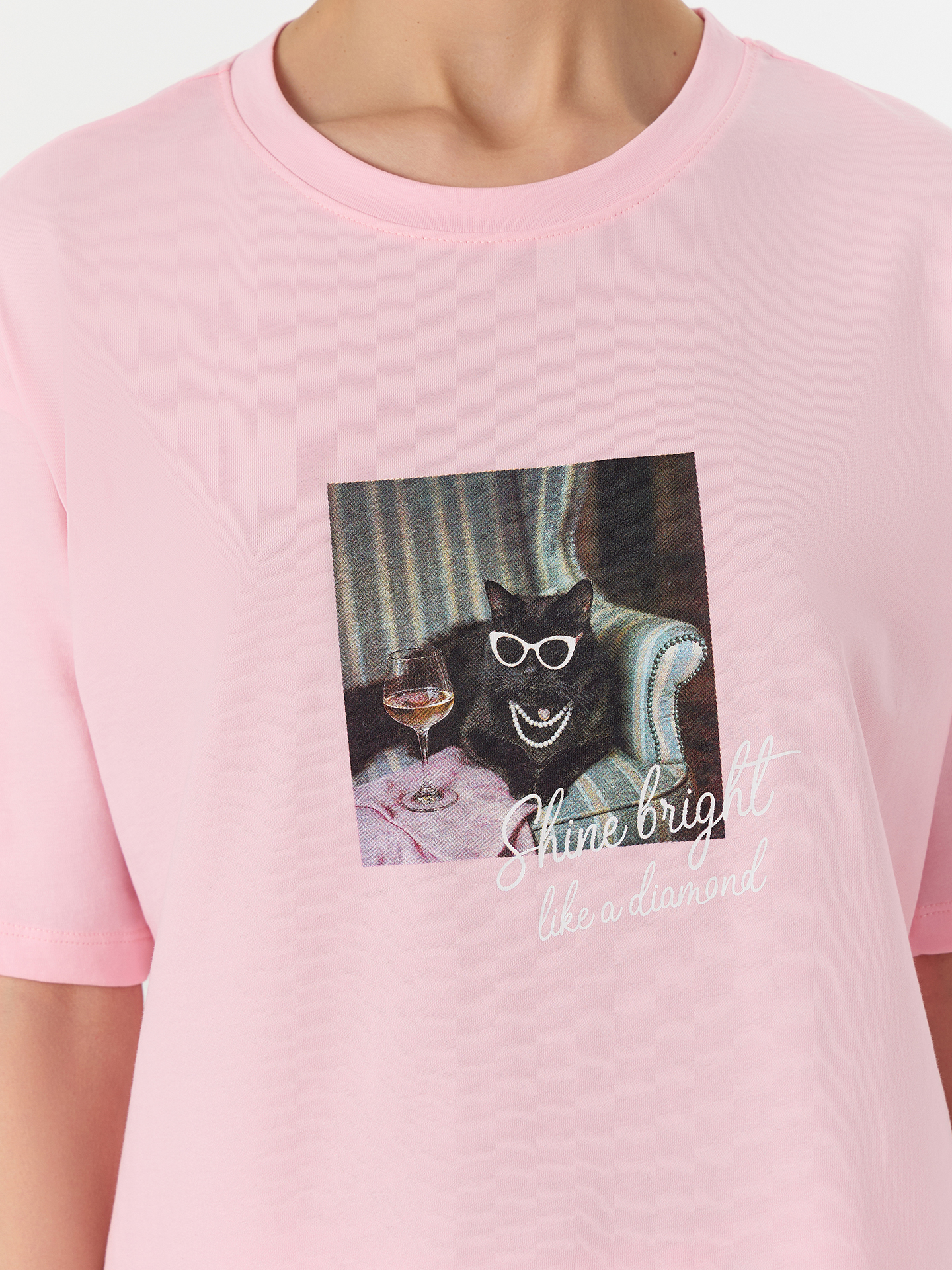 Пижама Mark Formelle (Марк Формэль) 592591/розовая сказка +котики на розовом - фото 6