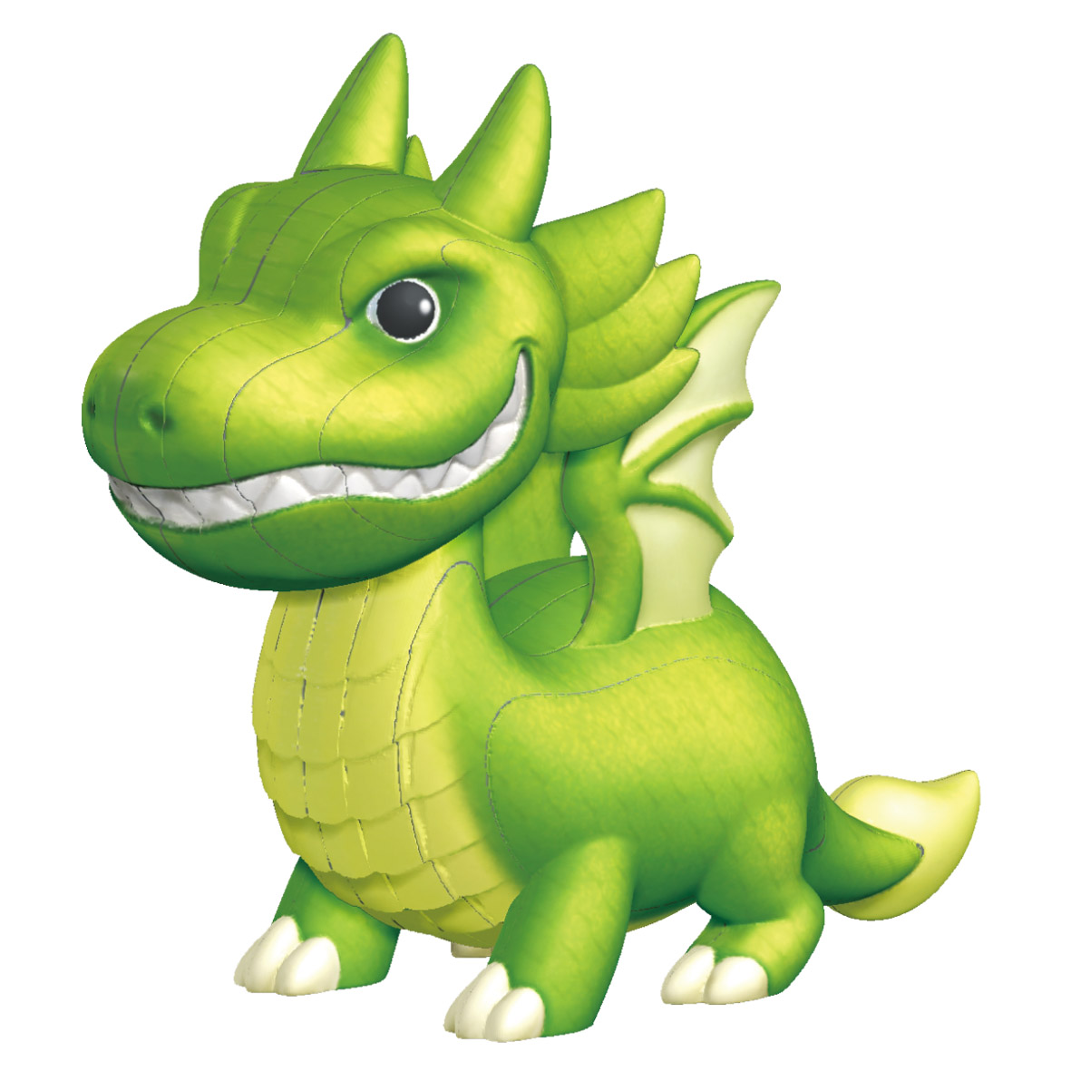 Конструктор СЛИПАРИКИ Зеленый дракон 22 дет. - фото 3