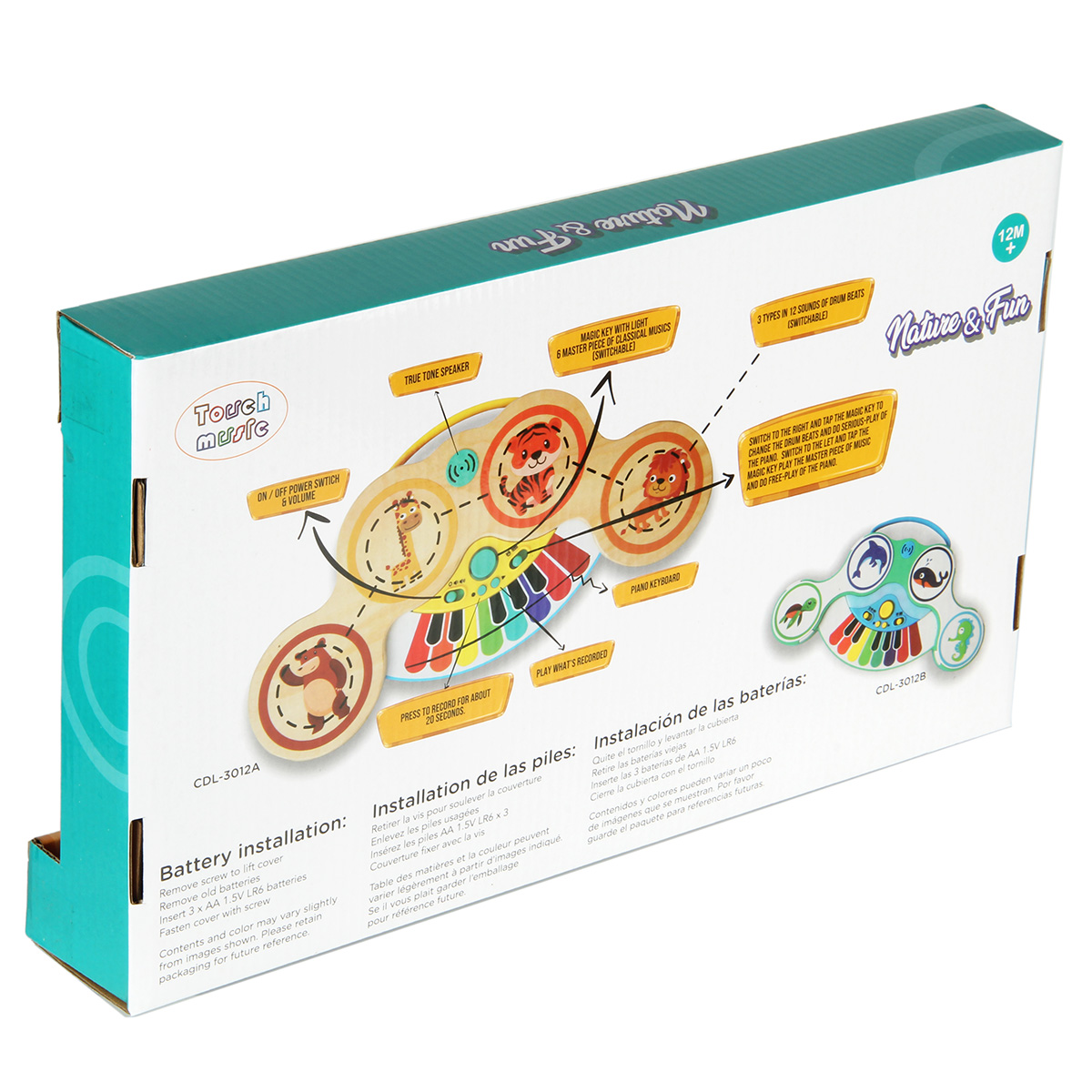 Игрушка музыкальная Veld Co барабаны, пианино, синтезатор, мелодика - фото 8