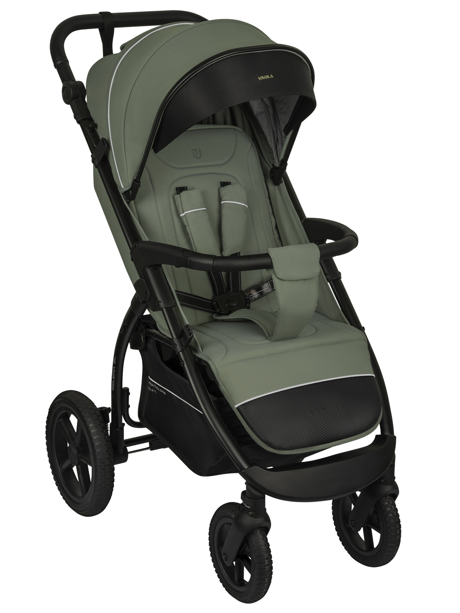 Коляска прогулочная JOVOLA Selena SL, зеленый - фото 4