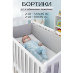 Бортик Baby Nice Созвездия 4 дет.