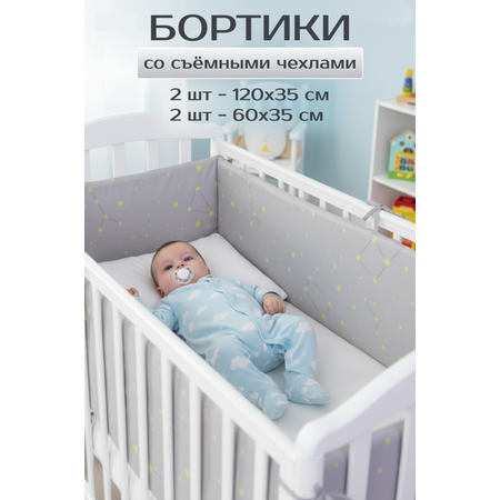 Бортик Baby Nice Созвездия 4 дет.