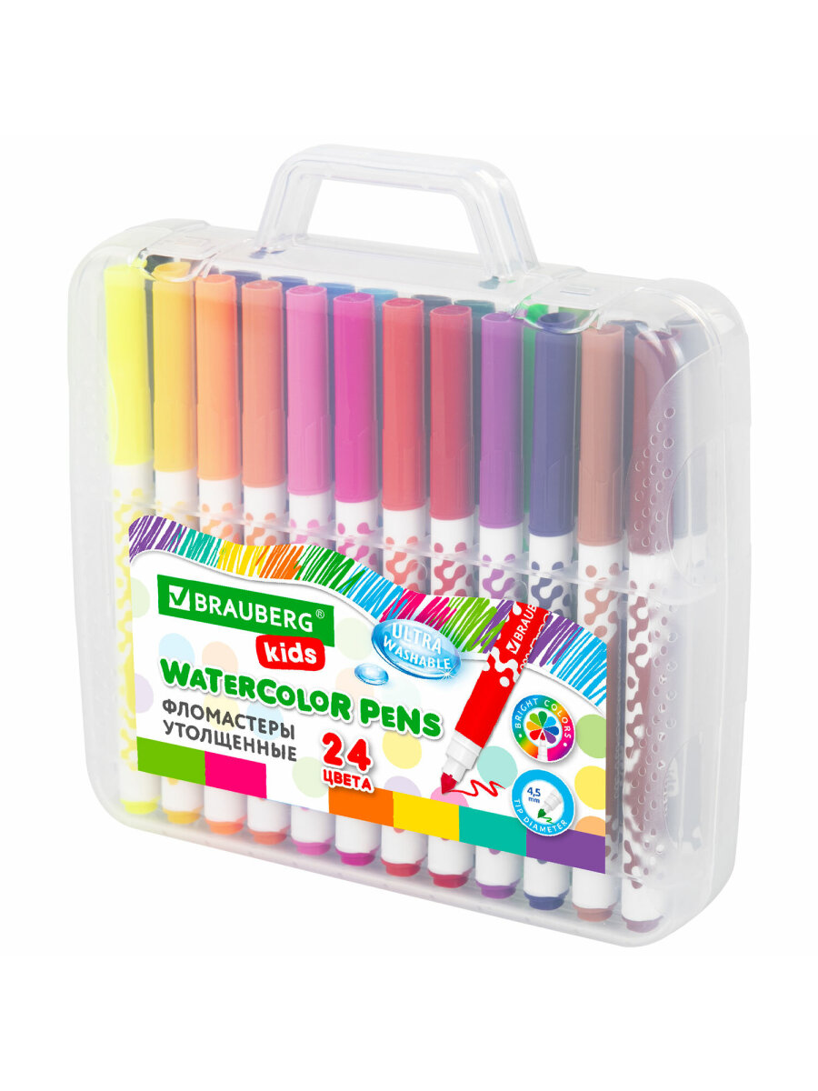 Фломастеры Brauberg 24 цв. - фото 7