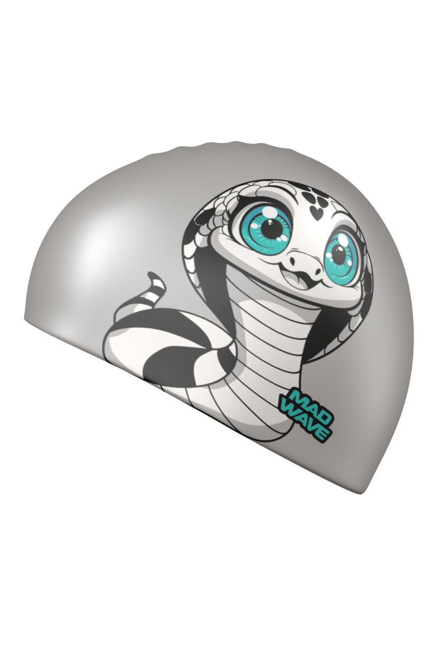 Шапочка для плавания Mad Wave Snake - фото 3