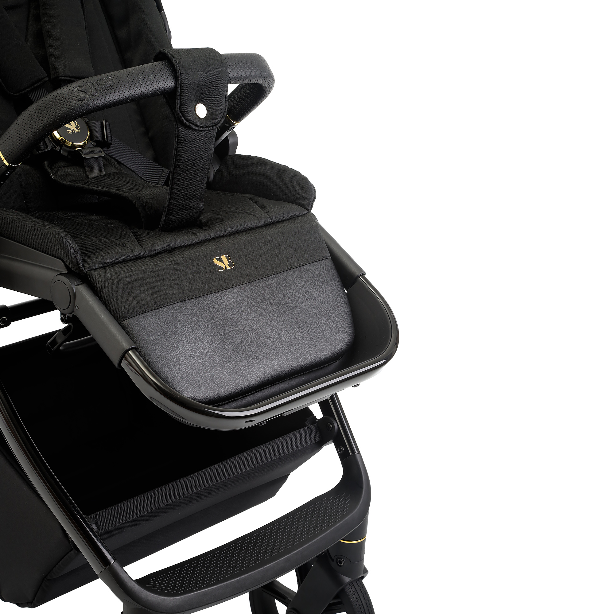 Коляска 3в1 Sweet Baby Elegante GL Black черный - фото 53